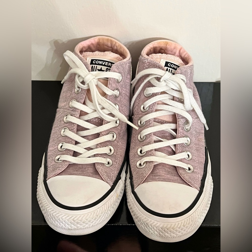 Pink Converse All Stars, Size 6,